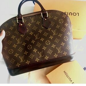 Louis Vuitton Brown Monogram Satchel